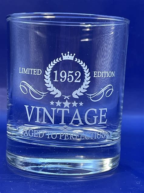 1952 Aged Perfection Whisky Glass - CupofMood