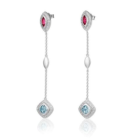 Juwelier Gabriel Breuning Ohrschmuck Edel Topas Hell E Rosa