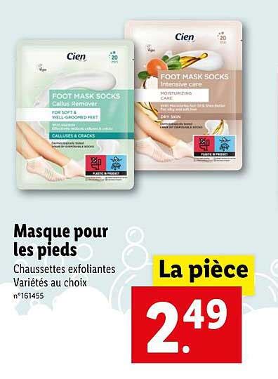 Promo Masque Pour Les Pieds Chez Lidl Icatalogue Fr