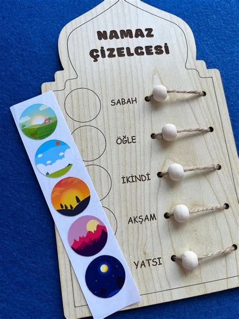 AHŞAP NAMAZ ÇİZELGESİ