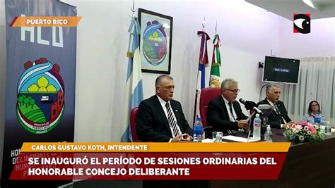 Se inauguró el período de Sesiones Ordinarias del Honorable Concejo