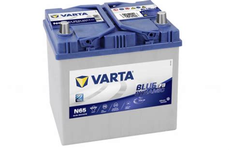 VARTA N65 Blue Dynamic EFB 12V 65Ah 650A Autobatterie Start Stop 565