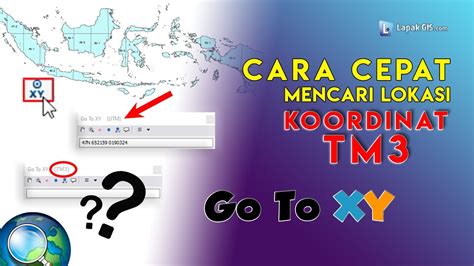 Tutorial Mencari Koordinat TM3 Menggunakan Go To XY Di ArcGIS YouTube