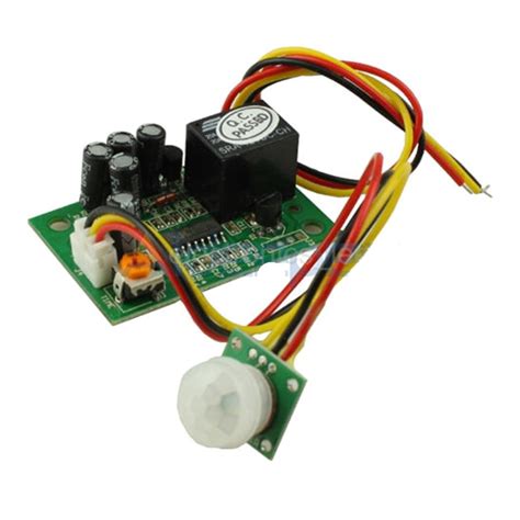 Dc 12v Pir Motion Sensor Relay Module Ir Infrared Human Body Induction Sensor Pyroelectric