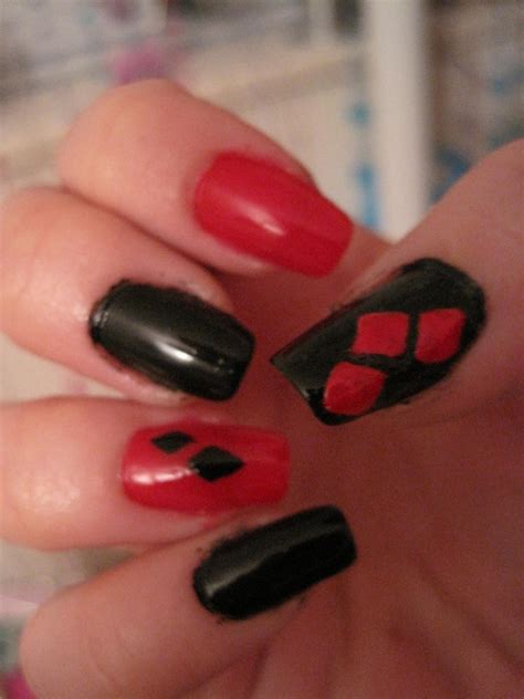 Harley Quinn Nails by UsagiHimesama on DeviantArt