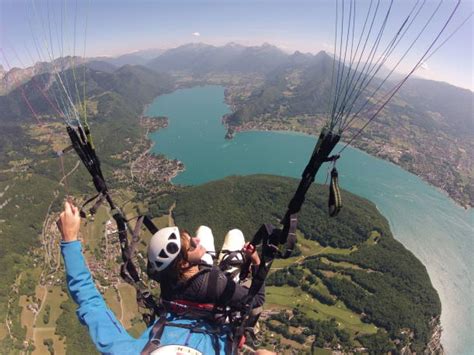 Discovery Paragliding Flight Lake Annecy