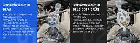 Reld Co Reaktionsfl Ssigkeit Zylinderkopf Dichtung Tester Co Leck