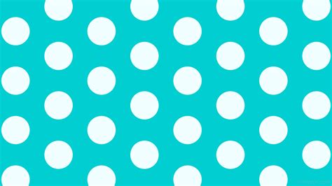 Turquoise Polka Dots Wallpaper