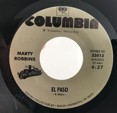 Marty Robbins – El Paso/A White Sports Coat (Vinyl) - Discogs