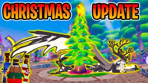 Everything In The Christmas Update ROBLOX Dragon Adventures YouTube