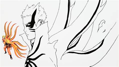 رسم ناروتو نمط باريون سهل خطوط بخطوة How To Draw Naruto Baryon Mode