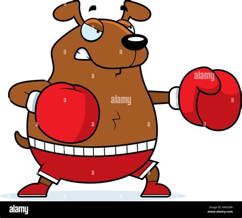 Cartoon Boxing Gloves Punching