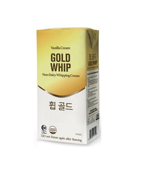 Gold Whip – Vanilla 1L – PTS Food Distribution