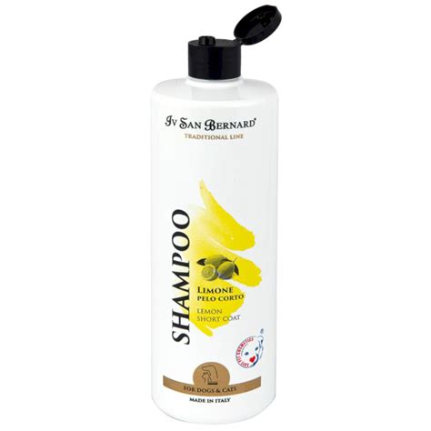 Iv San Bernard Traditional Line Lemon Шампунь для короткой шерсти 500 ...