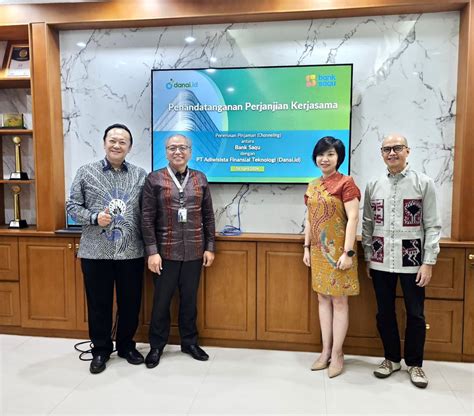 Genjot Pembiayaan Produktif Bagi Umkm Danai Id Gandeng Bank Saqu