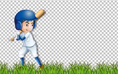 Baseball Player Cartoon Characters