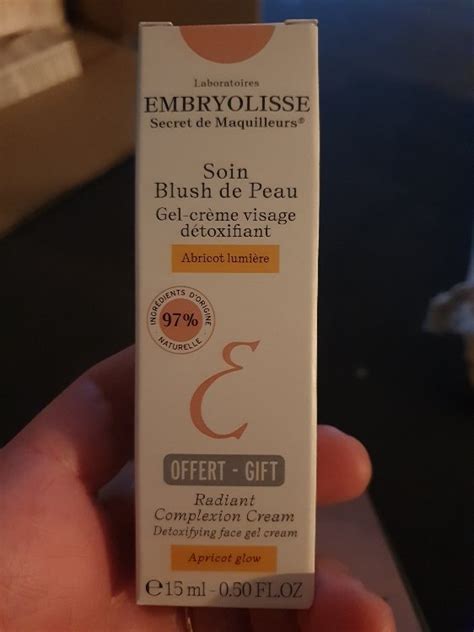 Embryolisse Soin Blush de Peau Gel crème Visage Détoxifiant Abricot