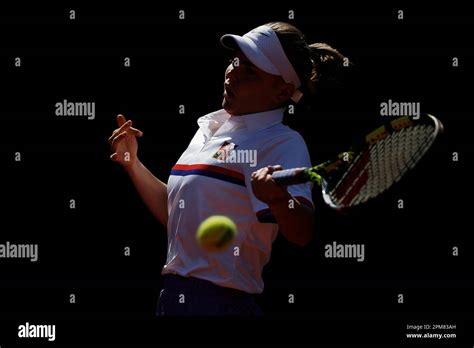 Sara Bejlek of Czech Republic during the training session prior to the ...