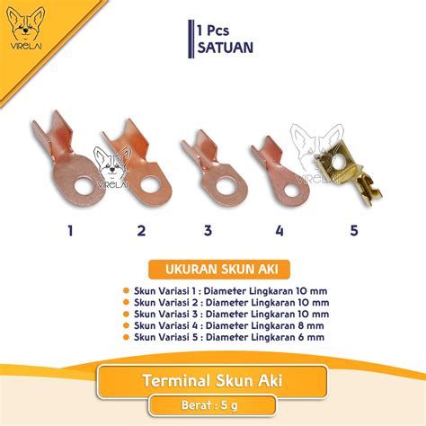 Jual 1 Pcs Skun Terminal Kabel Aki Shopee Indonesia