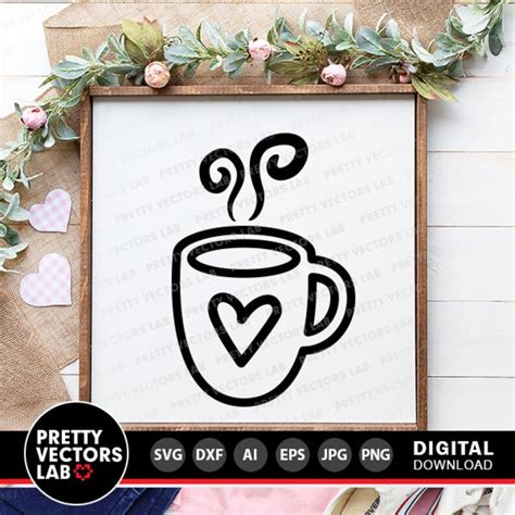 Hot Cocoa Svg Hot Chocolate Mug Svg Coffee Cut Files Winter Etsy Canada