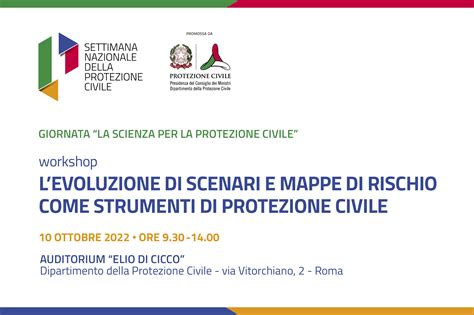 Diretta Del Workshop Levoluzione Di Scenari E Mappe Di Rischio