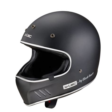 Kask Motocyklowy Otwarty W TEC Black Heart Retron