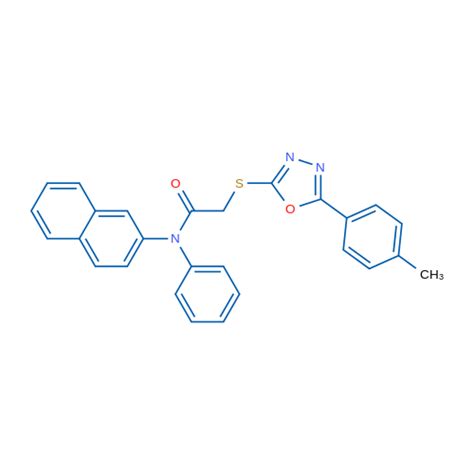 337489 35 7 N Naphthalen 2 Yl N Phenyl 2 5 P Tolyl 1 3 4