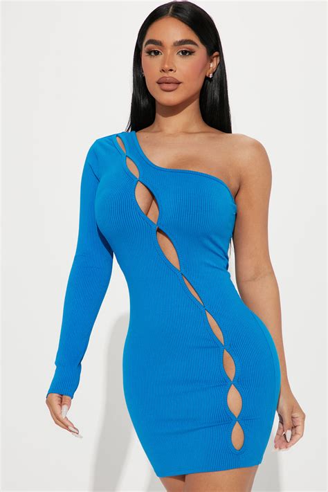 Willow Snatched Mini Dress Blue Fashion Nova Dresses Fashion Nova