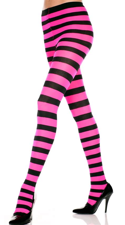 Opaque Wide Striped Tights Opaque Tights Walmart