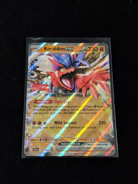 Koraidon ex 125 198 Scarlet Violet Pokemon Köp på Tradera