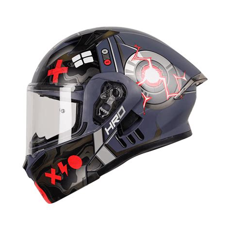 Casco Abatible Hro Dv Certificado Para Moto