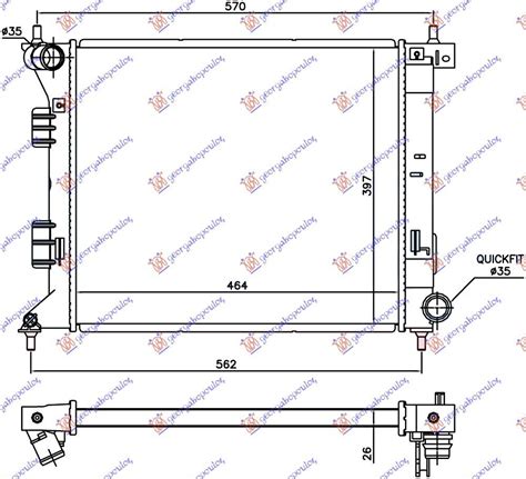 Prasco Ψυγείο Νερού Αυτοκινήτου για Hyundai i30 25310A2000 Skroutz gr