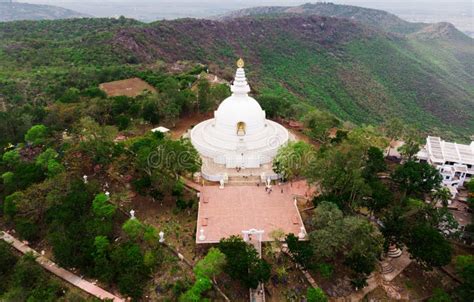 Vishwa Shanti Stupa, Rajgir, Bihar,India Stock Photo - Image of ...