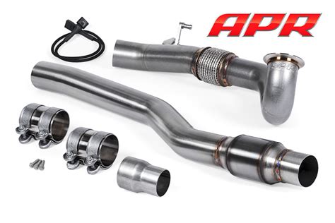 Apr Cast Inlet Downpipe Exhaust System Awd T T Ea Gen Mqb