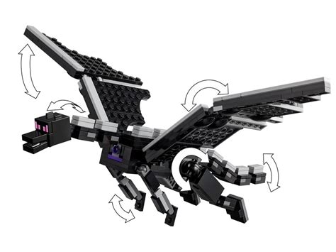 LEGO Minecraft 21264 Дракон Края и корабль Края | playzone.com.ua