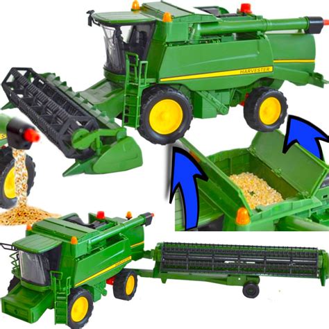 John Deere T I Du Y Kombajn Zbo Owy Traktor Zabawka Ruchome Elementy