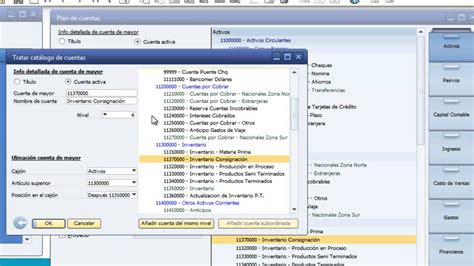 Cómo crear una cuenta contable en SAP Business One YouTube
