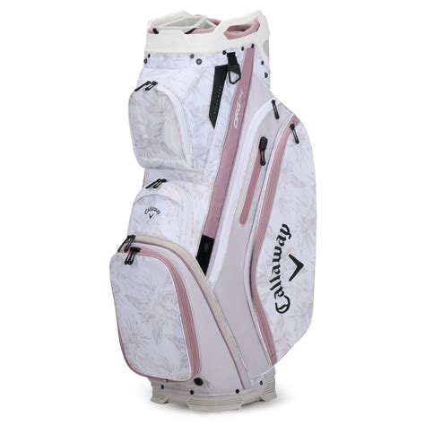 Callaway Org Golf Cart Bag Grey Tropical Rose Silver Scottsdale Golf