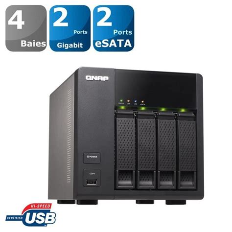 Qnap Bo Tier Serveur Nas Baies Cdiscount Informatique