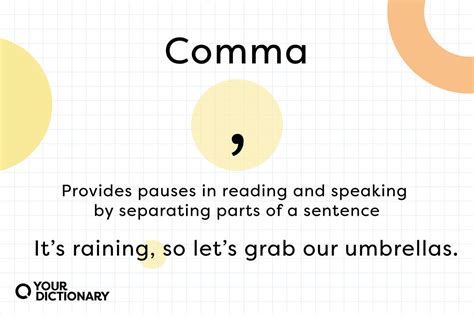 What Is A Comma A Guide To Comma Rules Usage With Examples Example Of A