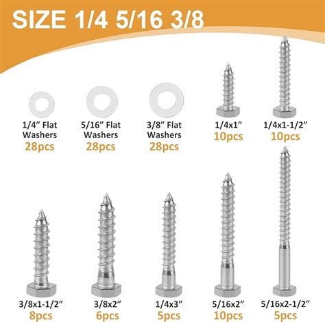 Lag Bolt Sizes Chart 54 OFF Elevate In