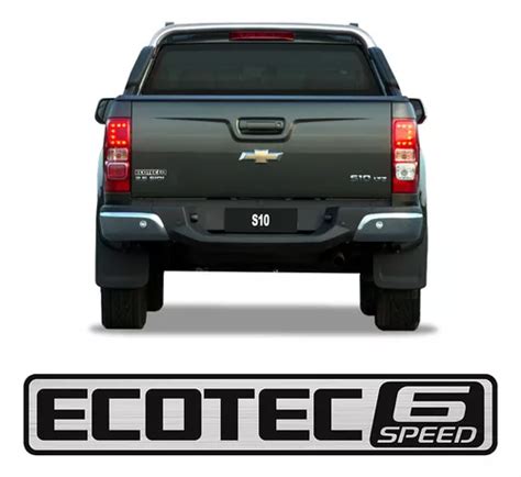 Emblema Ecotec Speed S Adesivo Tampa Traseira Mercadolivre