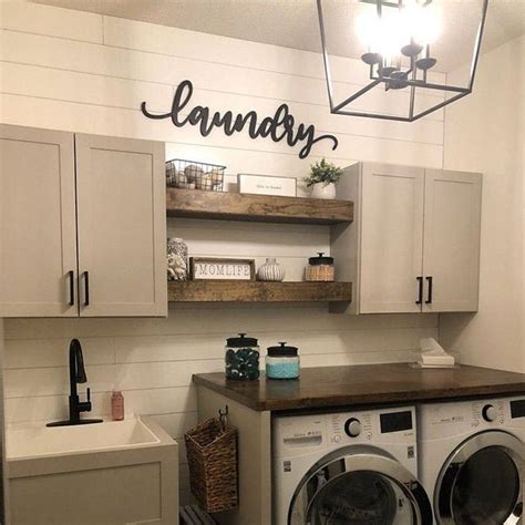 Laundry Room Ideas Discover Wood Floating Shelves Rustic Wood Shelf