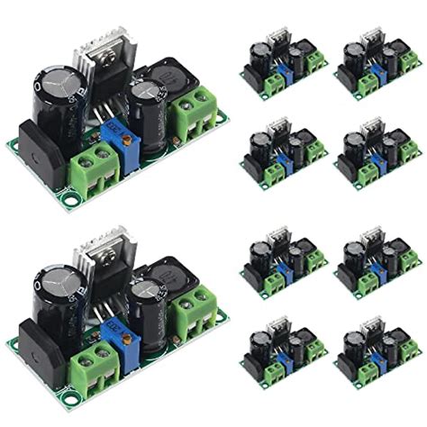 Diitao 10PCS AC DC To DC Step Down Buck Converter Module LM2596HV