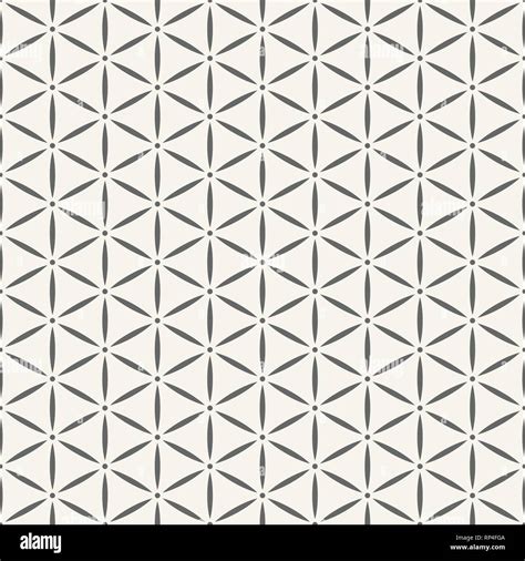 Abstract Seamless Pattern Modern Stylish Texture Repeating Geometric Shapes Stylized Flower