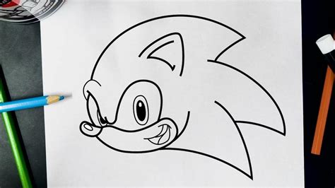 Como Dibujar Sonic Paso A Paso Rapido Facil Muy Bueno Youtube