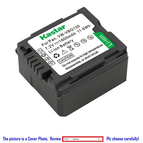 Kastar Battery Super Fast Charger For Panasonic Vw Vbg130 And Ag Hmr10 Ag Hmc40 Ebay