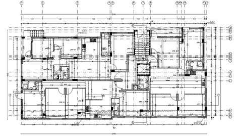 Center Line Foundation Plan Of House Drawing Autocad File Cadbull Atelier Yuwa Ciao Jp