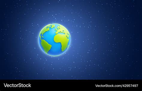 Earth From Space Cartoon