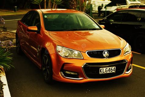 Orange Light My Fire Holden Hsv Clubsport At Car Park Editorial